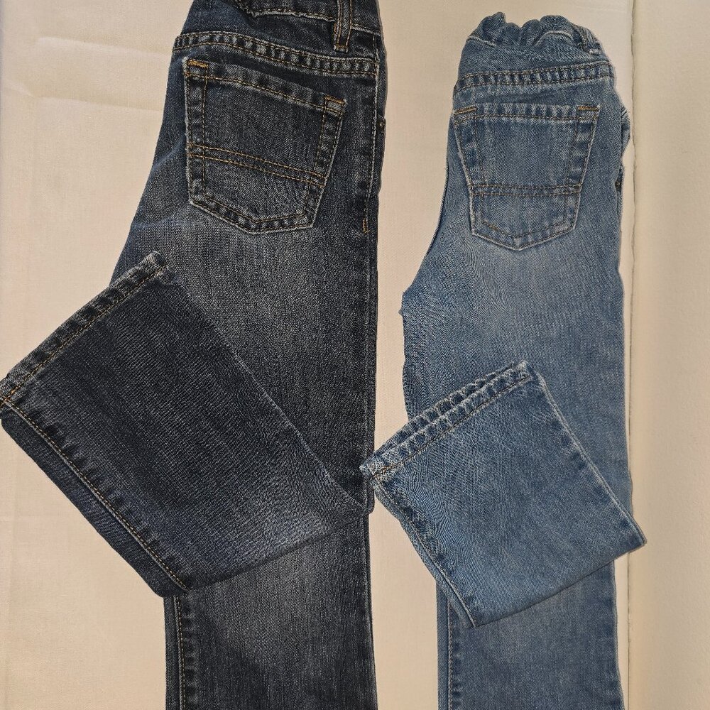 Children's Place, Boys Size 4, adjustable Waist Jeans, Gently-used condition - Picture 2 of 7